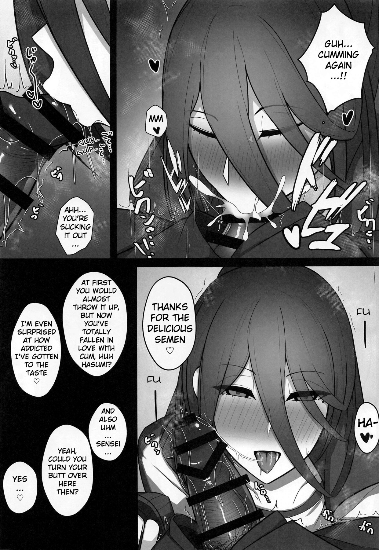 Hentai Manga Comic-After school with Hasumi's ass-Read-4